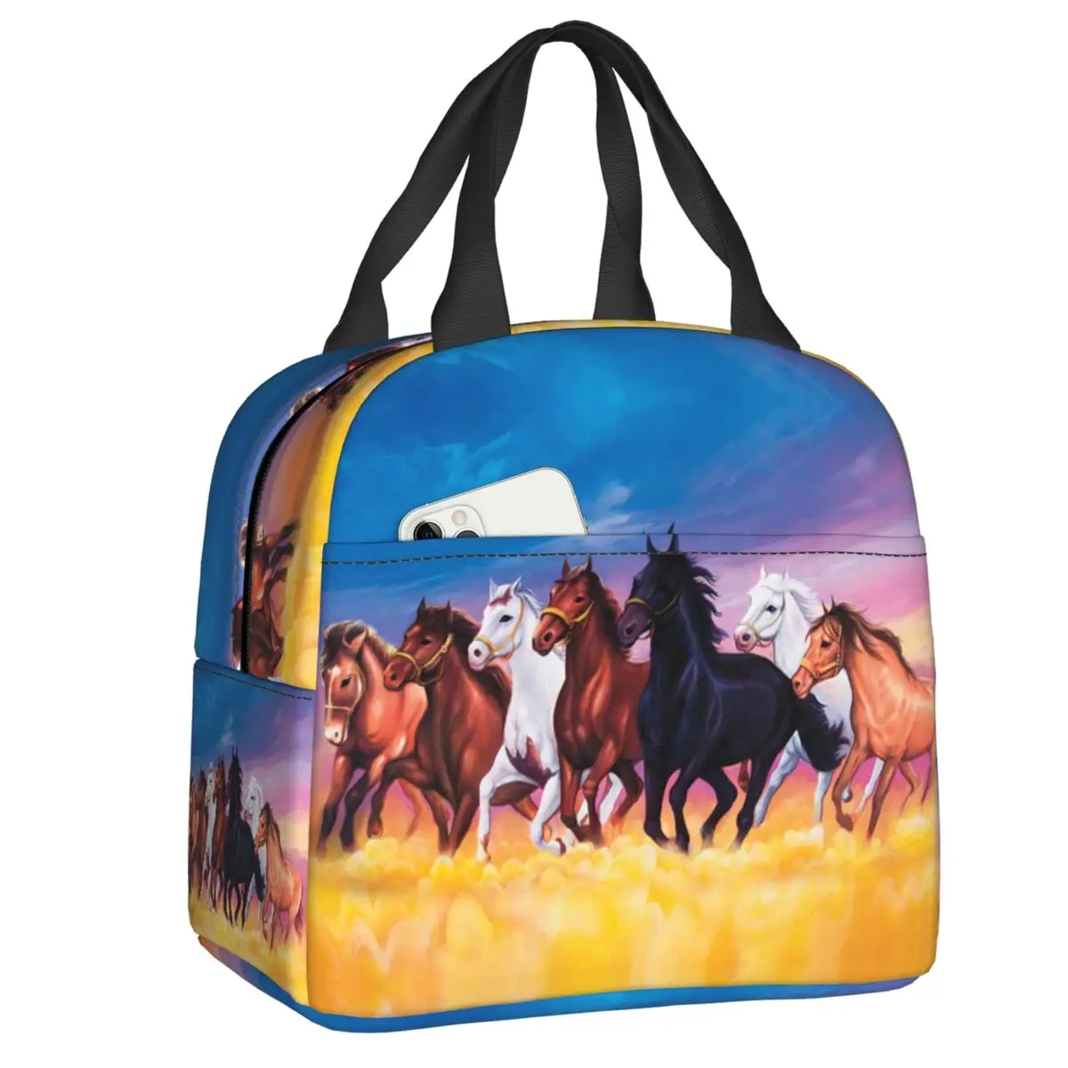 Seven Running Horse Lunch Bag for School Office Animal Waterproof Picnic Insulated Cooler Thermal Lunch Box Women Kids Tote Bags
Seven Running Horse Lunch Bag for School Office Animal Waterproof Picnic Insulated Cooler Thermal Lunch Box Women Kids Tote Bags