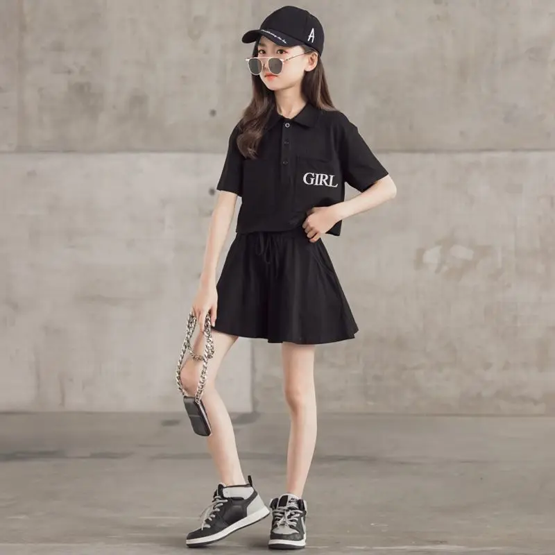 White Letter Print kids Clothes Set 2022 Summer 5-12Y Boy Shorts Sleeve Tshirt + Short Suit Black Cotton Shorts Tracksuits
White Letter Print kids Clothes Set 2022 Summer 5-12Y Boy Shorts Sleeve Tshirt + Short Suit Black Cotton Shorts Tracksuits