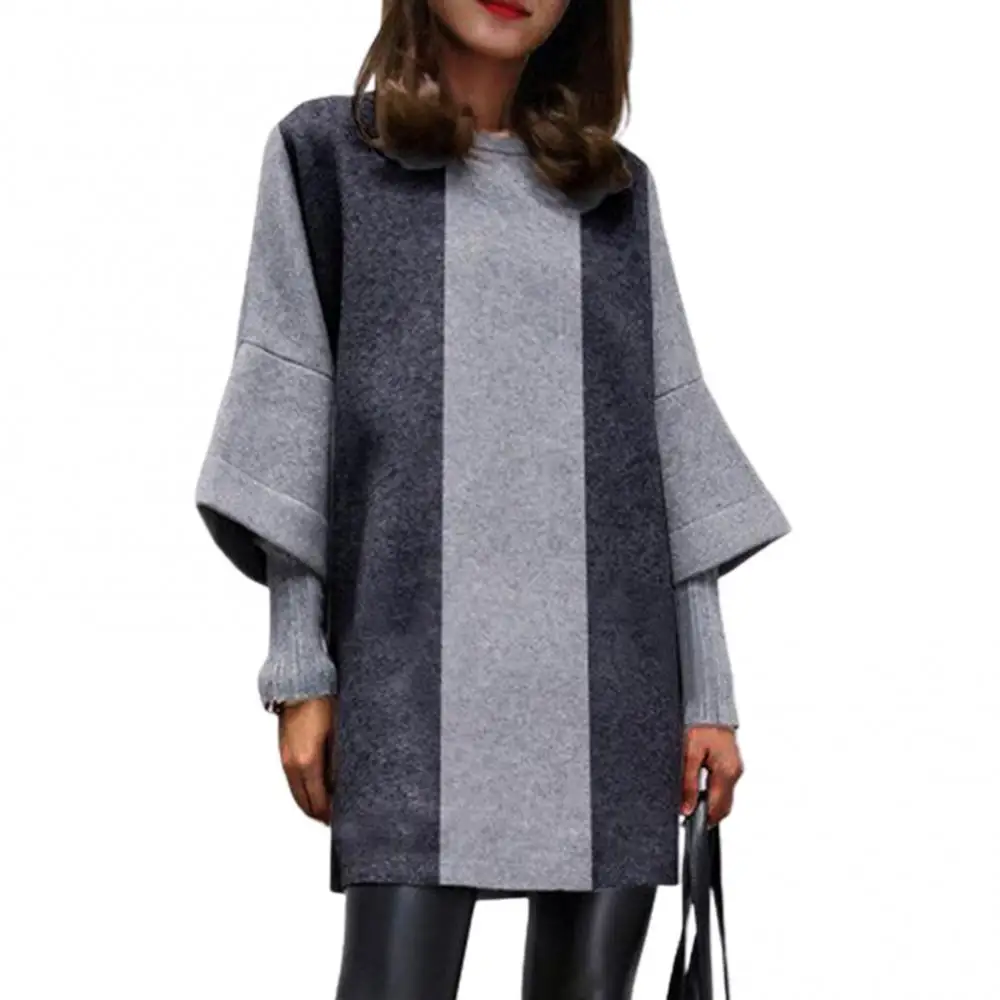 Vestidos 2022 Autumn Winter Women Casual Loose Dress Half Sleeve Striped O Neck Loose Woolen Blouse Mini Dress Female Clothing
Vestidos 2022 Autumn Winter Women Casual Loose Dress Half Sleeve Striped O Neck Loose Woolen Blouse Mini Dress Female Clothing