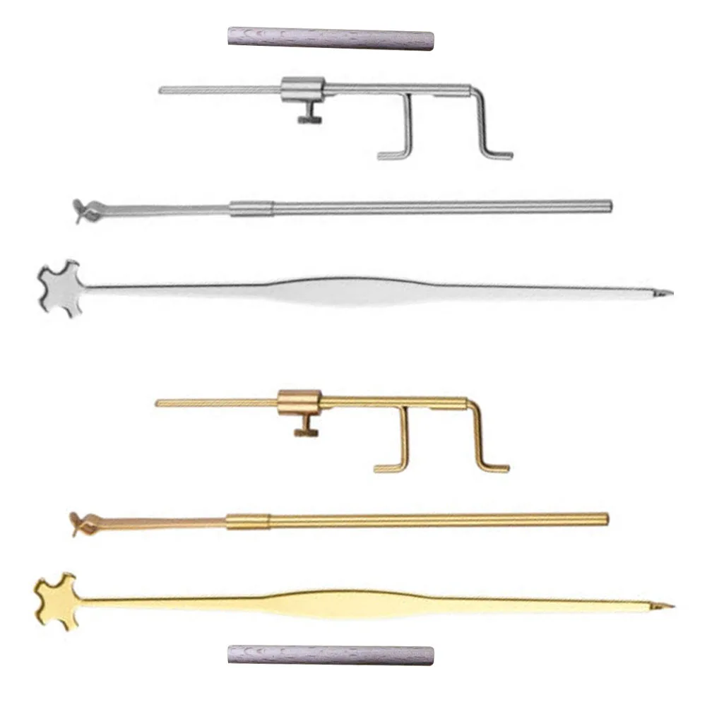 Violin Luthier Tools Kit Violin Sound Post Set With Pitch-bending Hook Column Clip Ruler Column Installation Repair Tools
Violin Luthier Tools Kit Violin Sound Post Set With Pitch-bending Hook Column Clip Ruler Column Installation Repair Tools