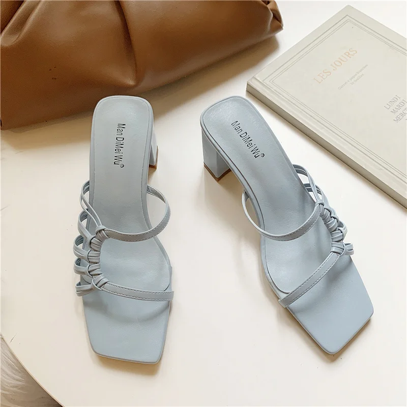 2022 women's slippers sexy high heels women's summer shoes sandals high heels women's square head slippers comfortable slippers
2022 women's slippers sexy high heels women's summer shoes sandals high heels women's square head slippers comfortable slippers