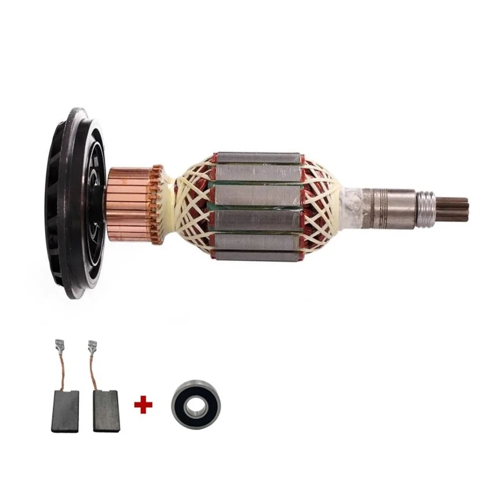 Carbon Brush Rotor Anchor 220-240V 50Hz Fine Workmanship Gray Length 208mm Long Service Life Metal With Bearing
Carbon Brush Rotor Anchor 220-240V 50Hz Fine Workmanship Gray Length 208mm Long Service Life Metal With Bearing