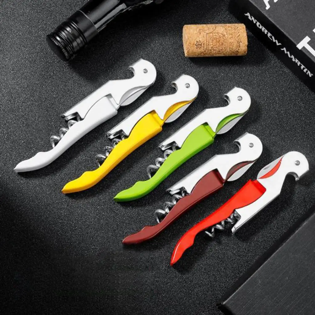 8 Colors Stainless Steel Cork Screw Corkscrew Multifunction Wine Cap Opener Beer Cap Bottle Opener Kitchen Bar Tools Accessories
8 Colors Stainless Steel Cork Screw Corkscrew Multifunction Wine Cap Opener Beer Cap Bottle Opener Kitchen Bar Tools Accessories