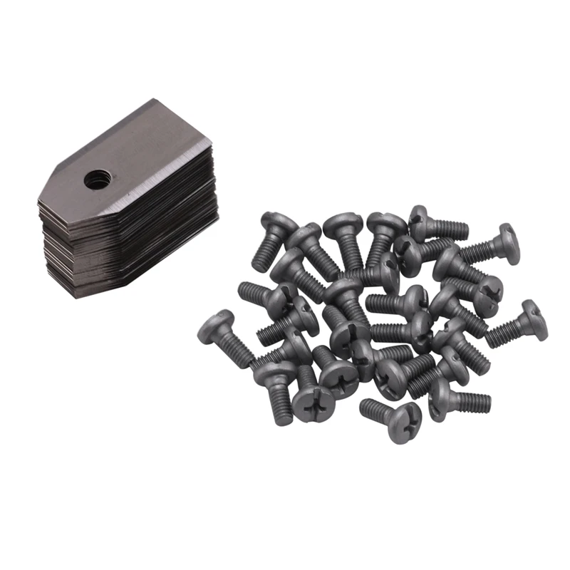 30Pcs Lawn Mower Blade Replacement Blade With Screws For Robot Mower Garden Tools
30Pcs Lawn Mower Blade Replacement Blade With Screws For Robot Mower Garden Tools