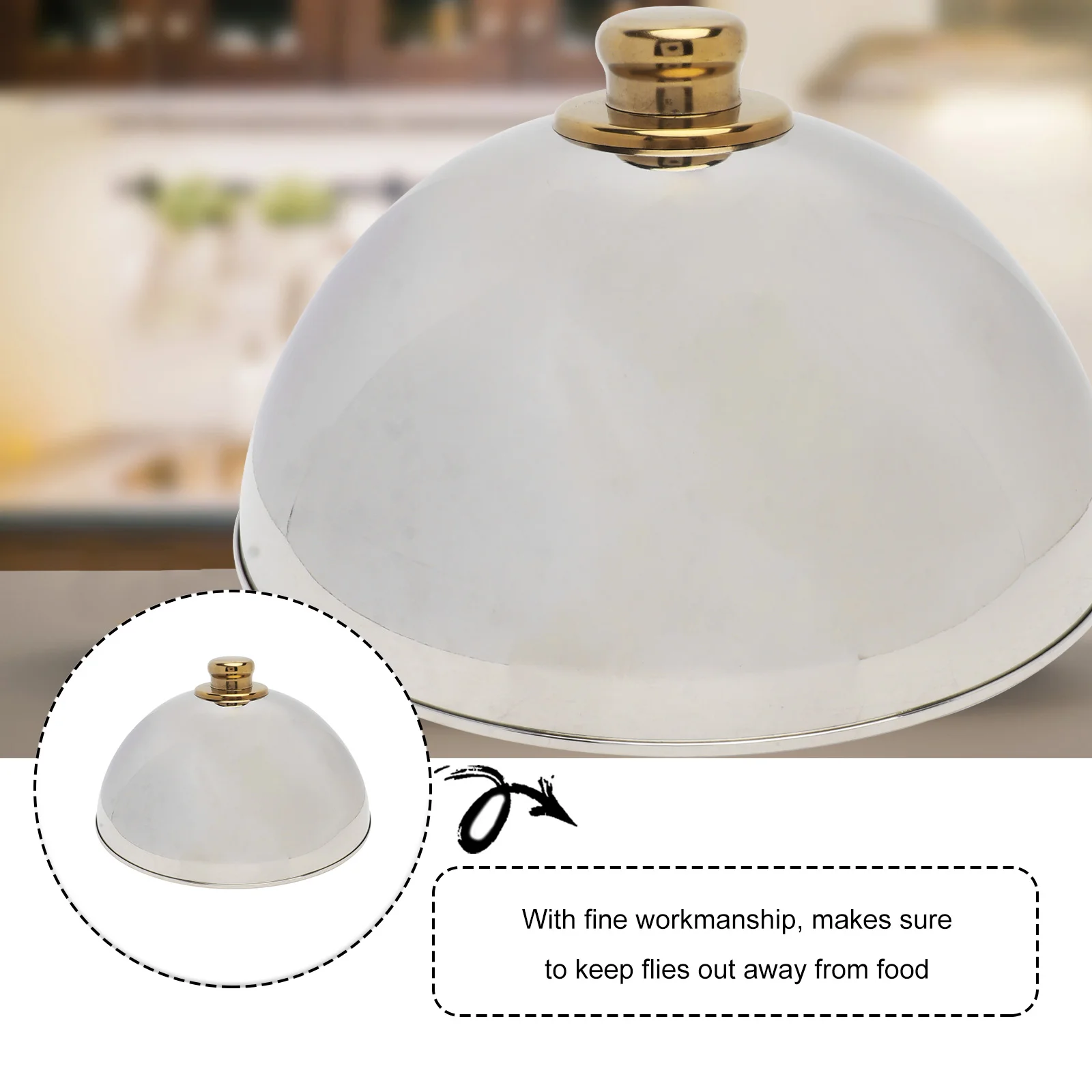 Cover Domebasting Griddle Melting Steel Stainless Steak Dessert Grill Cheese Cake Kitchen Round Steaming Display Plate
Cover Domebasting Griddle Melting Steel Stainless Steak Dessert Grill Cheese Cake Kitchen Round Steaming Display Plate
