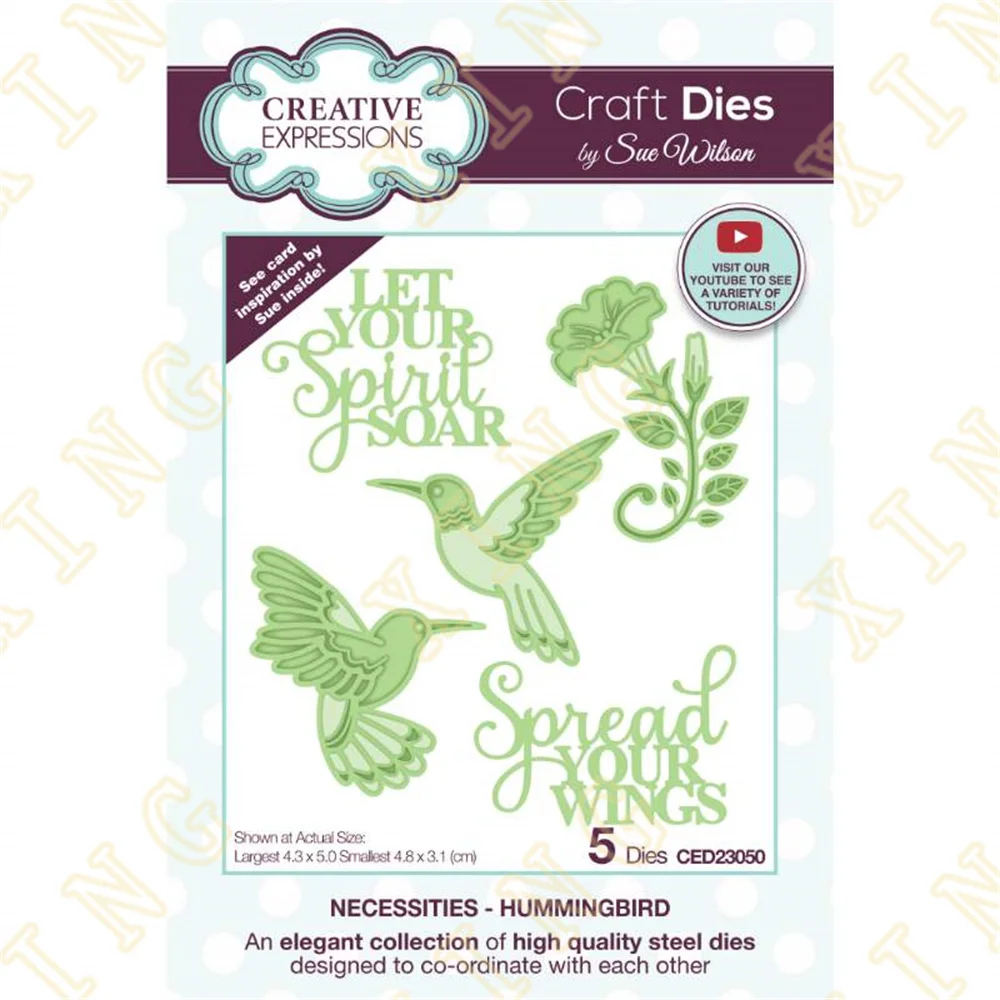 Hummingbird New Metal Cutting Dies for Diy Scrapbooking Crafts Dies Cut Stencils Maker Photo Album Template Handmade Decoration
Hummingbird New Metal Cutting Dies for Diy Scrapbooking Crafts Dies Cut Stencils Maker Photo Album Template Handmade Decoration