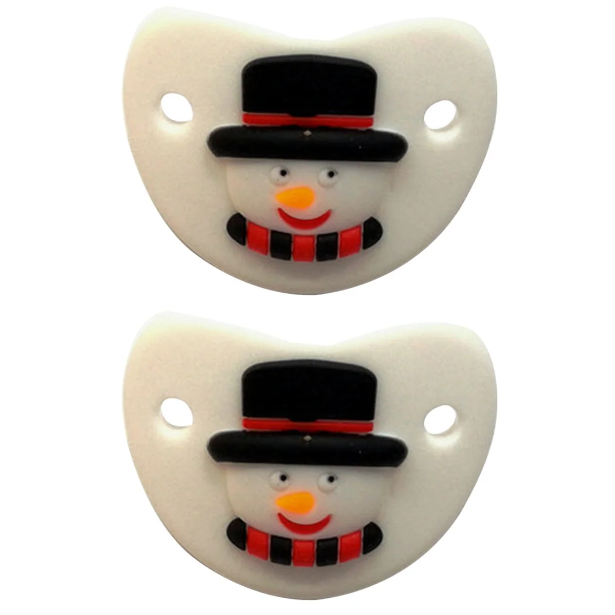 2pcs Infant Pacifier Grade Silicone Pacifier Christmas Article 0-3 Years (Snowman)
2pcs Infant Pacifier Grade Silicone Pacifier Christmas Article 0-3 Years (Snowman)
