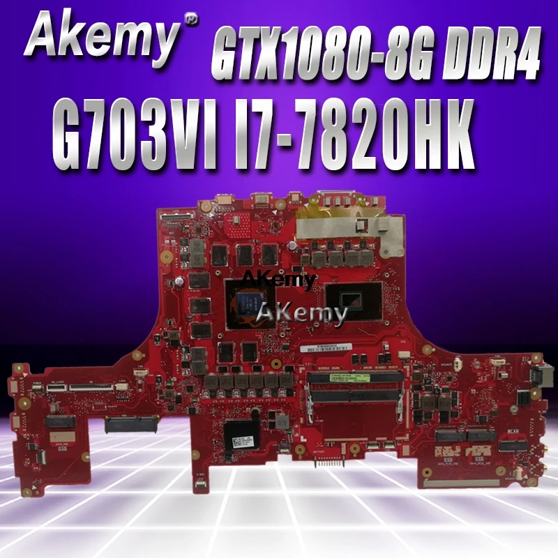 G703VI motherboard For Asus ROG G703VI laptop G703 G703VI-XH74K CPU:I7-7820HK GPU:GTX1080 DDR4 69N12LM12B05 100% test
G703VI motherboard For Asus ROG G703VI laptop G703 G703VI-XH74K CPU:I7-7820HK GPU:GTX1080 DDR4 69N12LM12B05 100% test