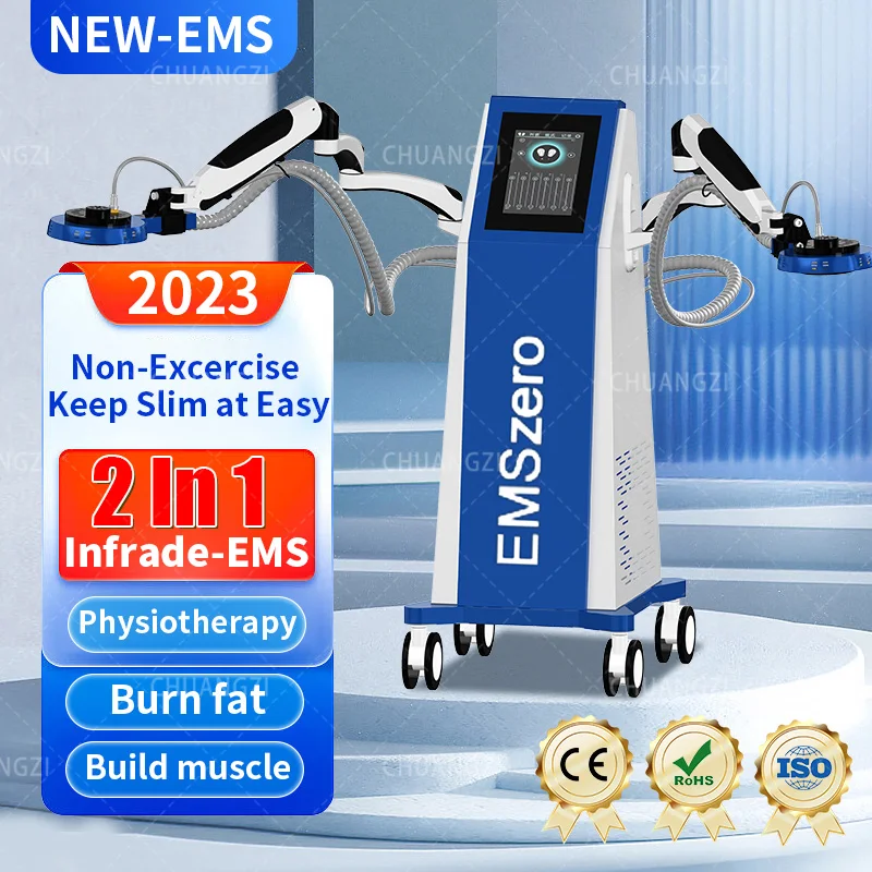 2023 New Emszero Neo 2-in-1 Far Infrared Magnetic Therapy Slimming Beauty Device 6500W 200HZ 2 Handles Weight Loss EMS Salon
2023 New Emszero Neo 2-in-1 Far Infrared Magnetic Therapy Slimming Beauty Device 6500W 200HZ 2 Handles Weight Loss EMS Salon