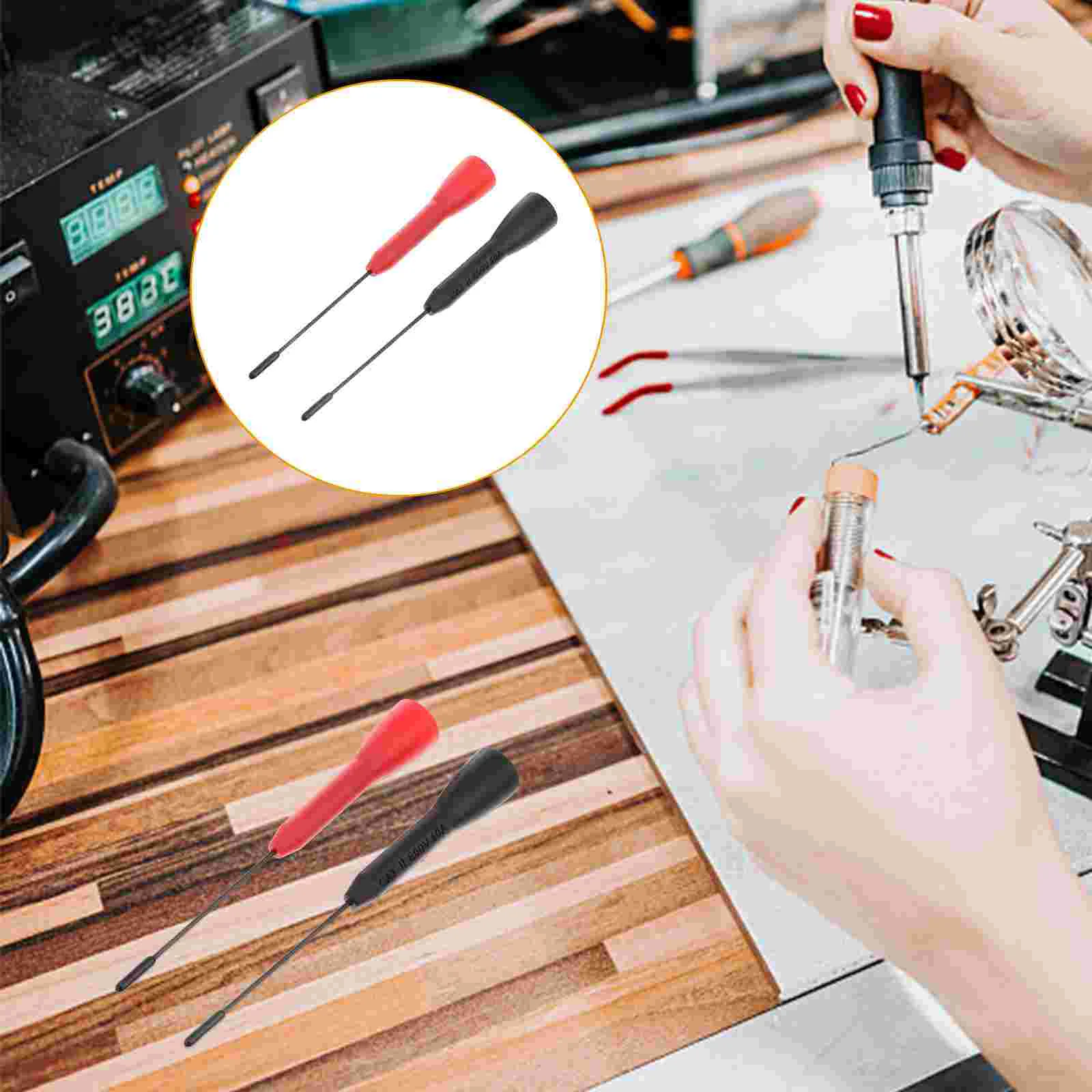 Test Multimeter Probe Probes Kit Banana Plug Power Needle Needles Tool Diagnostic Wire Meter Digital Insulation Accessories
Test Multimeter Probe Probes Kit Banana Plug Power Needle Needles Tool Diagnostic Wire Meter Digital Insulation Accessories