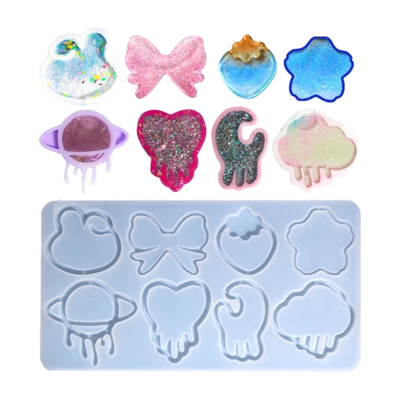 Planet Cloud Heart Quicksand Shaker Silicone Molds Epoxy Resin Molds DIY Pendant Jewelry Making Findings Supplies Accessories
Planet Cloud Heart Quicksand Shaker Silicone Molds Epoxy Resin Molds DIY Pendant Jewelry Making Findings Supplies Accessories