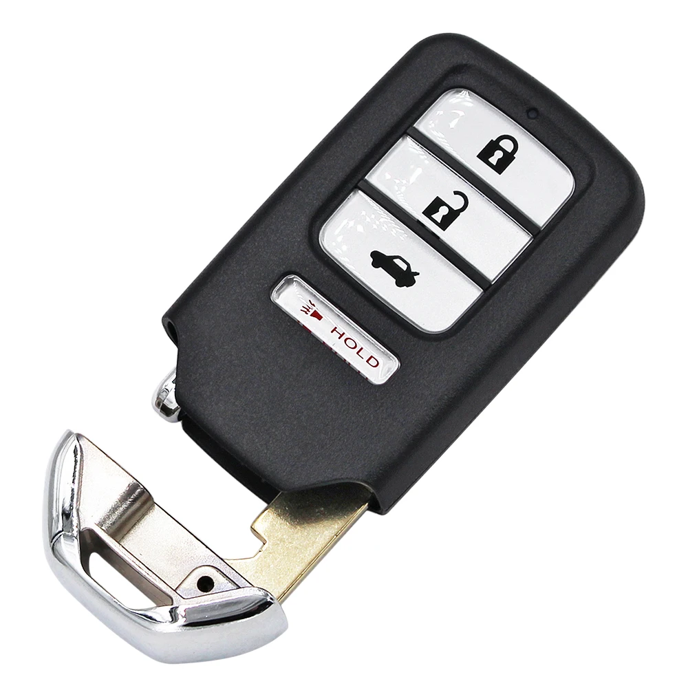 Умный ключ с дистанционным управлением 2 шт. X 3 + 1 кнопка чип FSK433.92MHz 47 для Honda Acura MDX