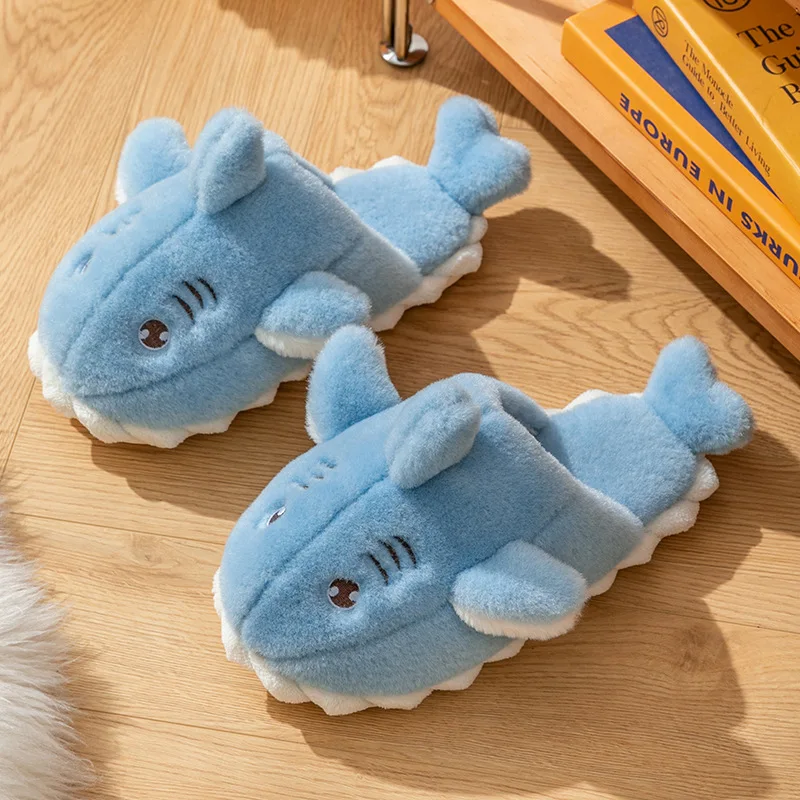 Winter Kawaii Shark Slippers Wife Husband Indoor Warm Shoes Women's Furry Fuzzy Home Slippers Woman Guest Room Mules Shoes 2023
Winter Kawaii Shark Slippers Wife Husband Indoor Warm Shoes Women's Furry Fuzzy Home Slippers Woman Guest Room Mules Shoes 2023