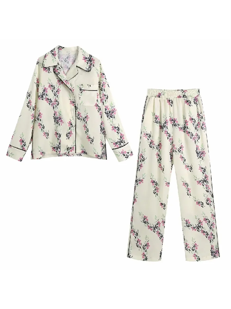 Women Fashion Print Asymmetrical Edge Decoration Shirts Elastic Waist Straight Pants 2022 Summer Casual Two Piece Co-Ords Sets
Women Fashion Print Asymmetrical Edge Decoration Shirts Elastic Waist Straight Pants 2022 Summer Casual Two Piece Co-Ords Sets