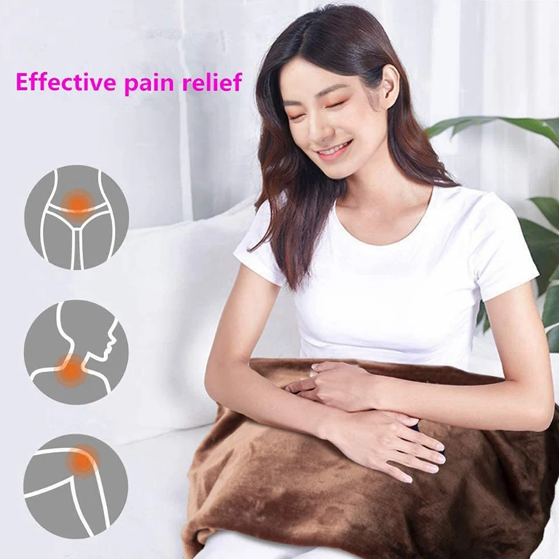 Electric Blanket 5V Shawl Heated Blanket 100*65CM Thermostat Warm Electric Heating Shawl for Travel Home Office Use
Electric Blanket 5V Shawl Heated Blanket 100*65CM Thermostat Warm Electric Heating Shawl for Travel Home Office Use