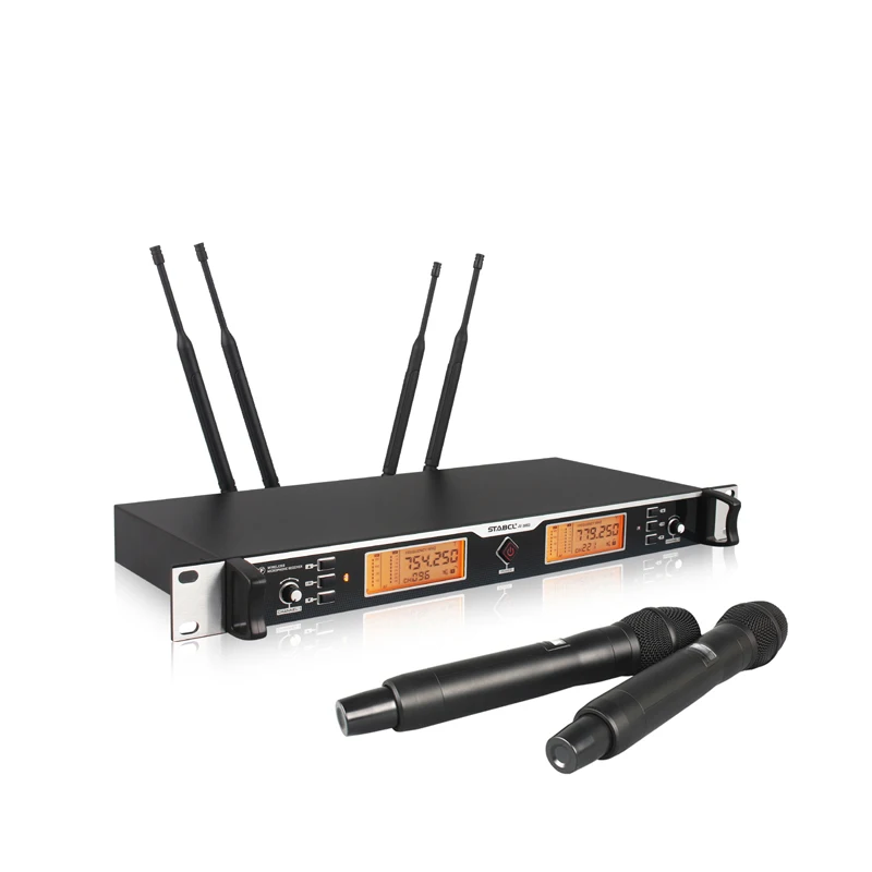 ST-9860s High cost performance Wireless True-diversity microphone with 4 antennas
ST-9860s High cost performance Wireless True-diversity microphone with 4 antennas