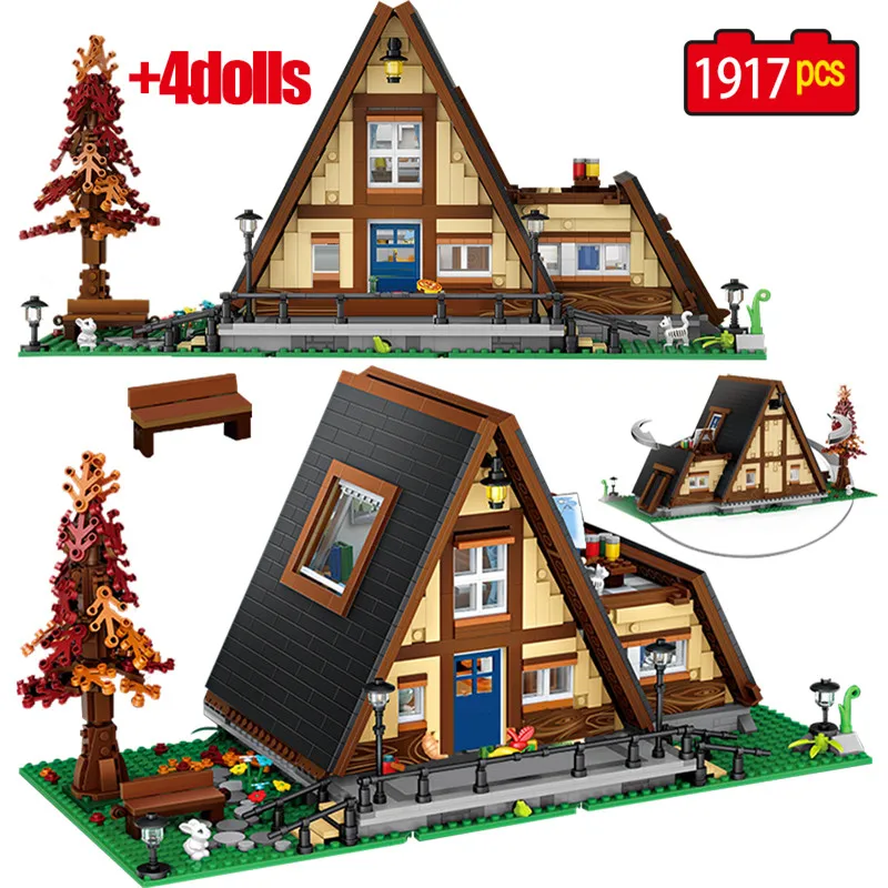 1917 Pcs Mini City Street View Triangle Tree House Building Blocks Friends Forest Flower Bricks Educational Toys For Kids Gifts
1917 Pcs Mini City Street View Triangle Tree House Building Blocks Friends Forest Flower Bricks Educational Toys For Kids Gifts