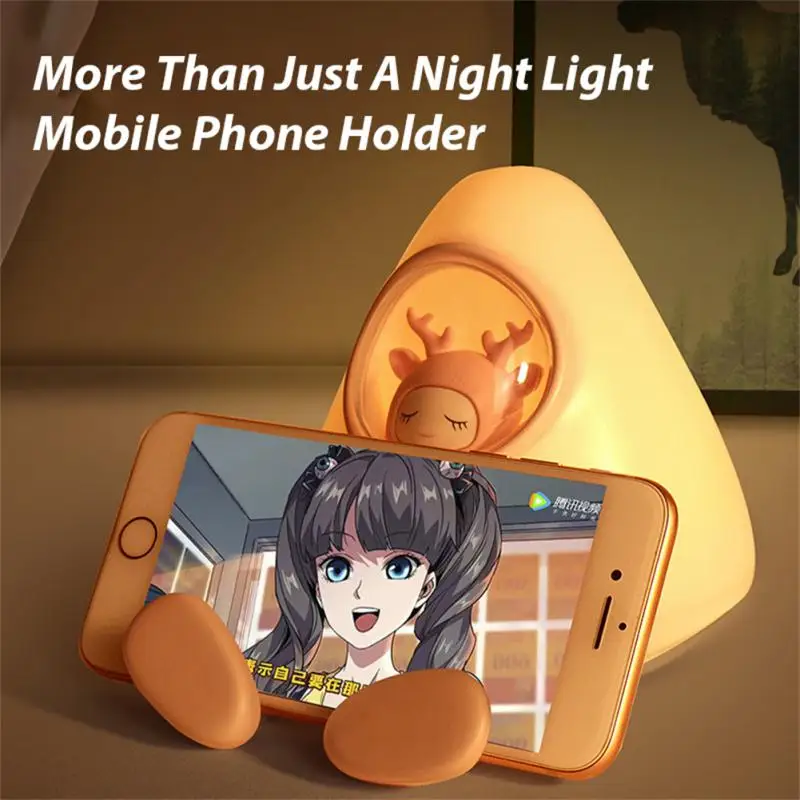Led Night Lamp Lamp For Kid Gift Usb Rechargeable Portable Mobile Phone Bracket Cute Pet Sleeping Light Children Led Table Lamp
Led Night Lamp Lamp For Kid Gift Usb Rechargeable Portable Mobile Phone Bracket Cute Pet Sleeping Light Children Led Table Lamp