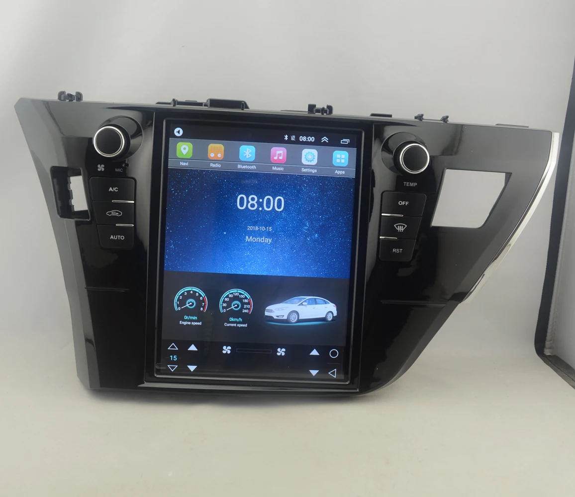 10.4" tesla style vertical screen octa core android 9 Car stereo video navigation for Toyota Corolla 2014-2016 automatic A/C
10.4" tesla style vertical screen octa core android 9 Car stereo video navigation for Toyota Corolla 2014-2016 automatic A/C