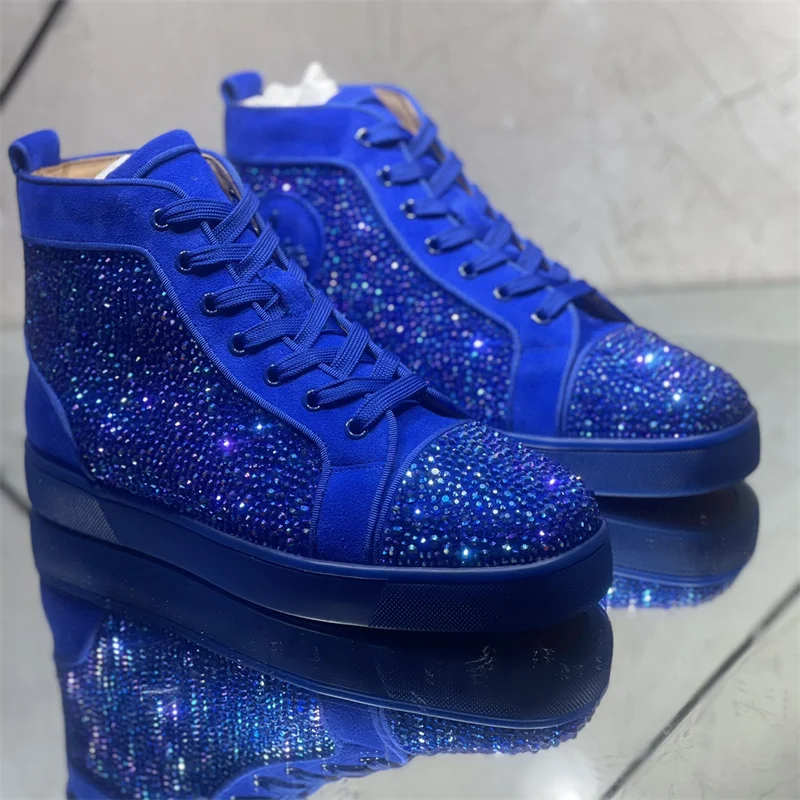 European And American Style Men's New Fashion Casual Blue Diamond Global Good Shoes Spring And Autumn Luxury Brand High Top
European And American Style Men's New Fashion Casual Blue Diamond Global Good Shoes Spring And Autumn Luxury Brand High Top