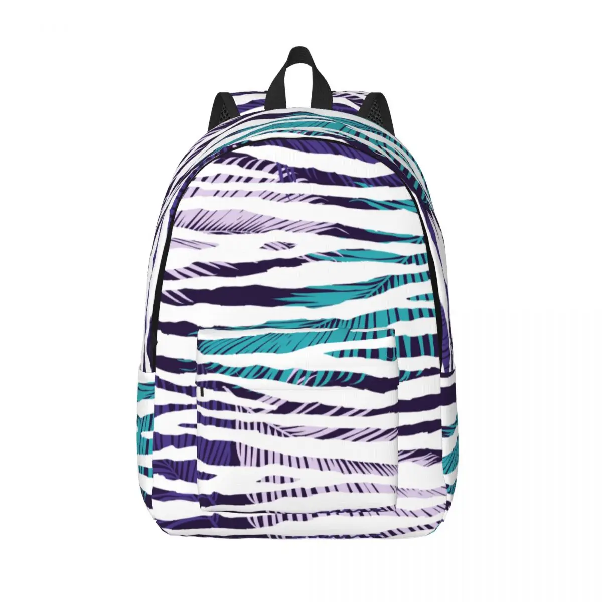 Student Bag Colorful Zebra Exotic Animal And Palm Leaves Backpack Parent-child Lightweight Backpack Couple Laptop Bag
Student Bag Colorful Zebra Exotic Animal And Palm Leaves Backpack Parent-child Lightweight Backpack Couple Laptop Bag