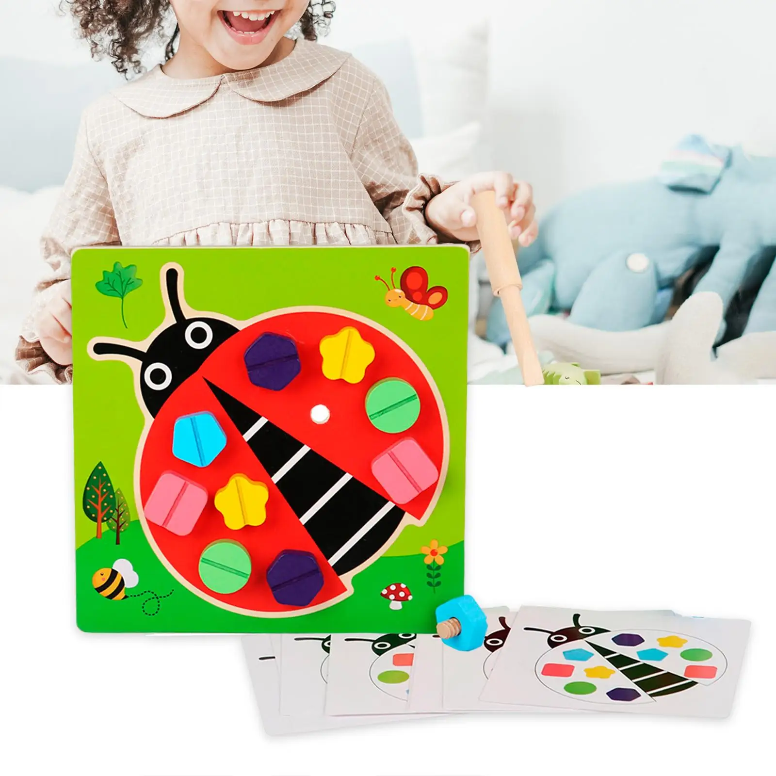 Nuts and Bolts Set Toys Early Educational Toys Fine Motor Skills Development Activity in for Boys Girls 3 4 5 6 Birthday Gifts
Nuts and Bolts Set Toys Early Educational Toys Fine Motor Skills Development Activity in for Boys Girls 3 4 5 6 Birthday Gifts