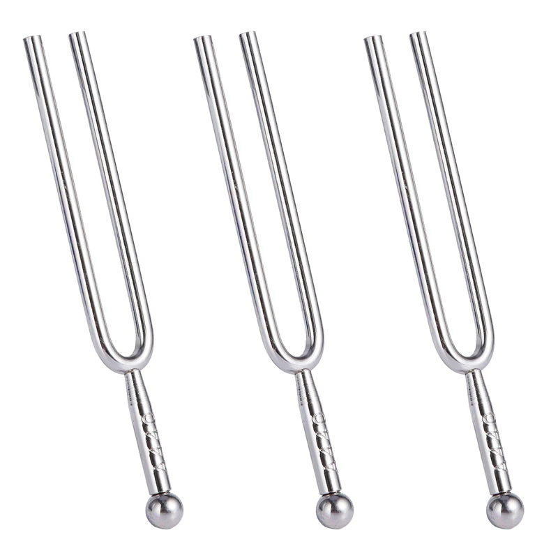 

3X 440Hz A Tone Stainless Steel Tuning Fork Tuner Tunning Musical Instrument Gift