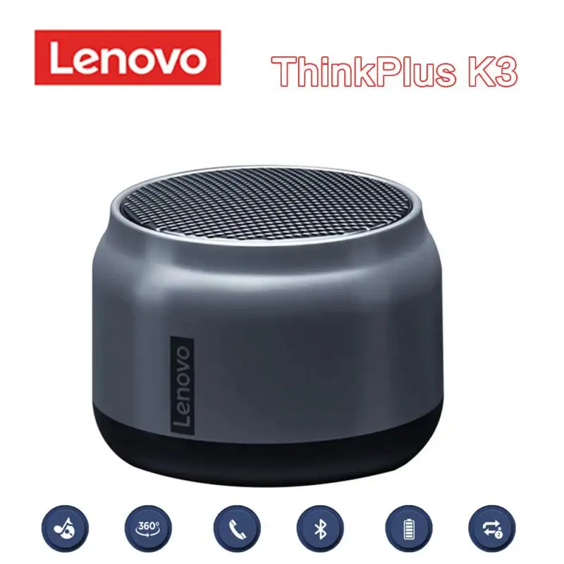 Original Lenovo K3 Bluetooth Speaker Portable Hifi Wireless Sound Box Waterproof USB Outdoor Loudspeaker Music Surround Bass Box
Original Lenovo K3 Bluetooth Speaker Portable Hifi Wireless Sound Box Waterproof USB Outdoor Loudspeaker Music Surround Bass Box