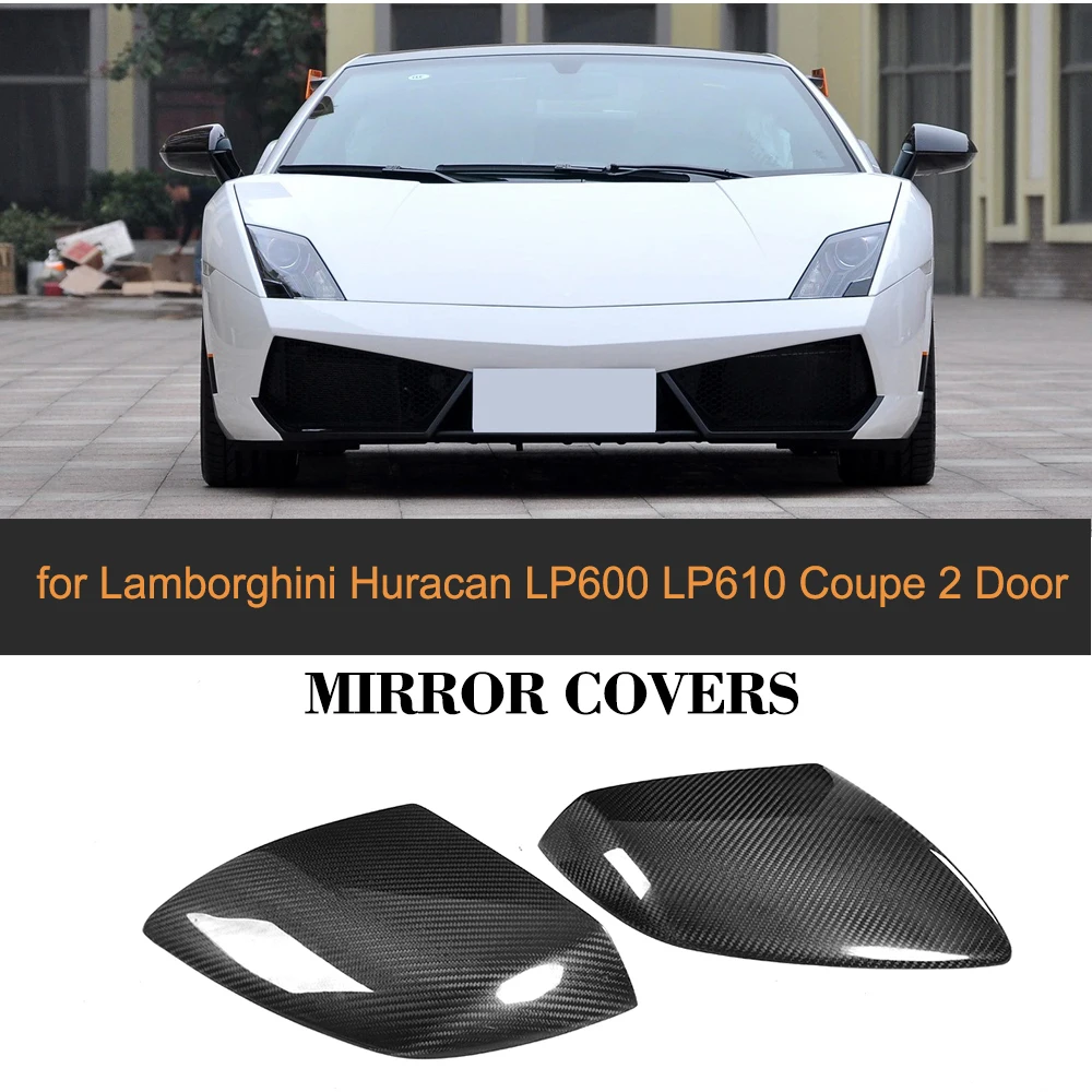 Carbon Fiber Add On Rearview Mirror Cap Covers Trim For Lamborghini Gallardo LP610 Coupe 2 Door 2009 - 2013
Carbon Fiber Add On Rearview Mirror Cap Covers Trim For Lamborghini Gallardo LP610 Coupe 2 Door 2009 - 2013