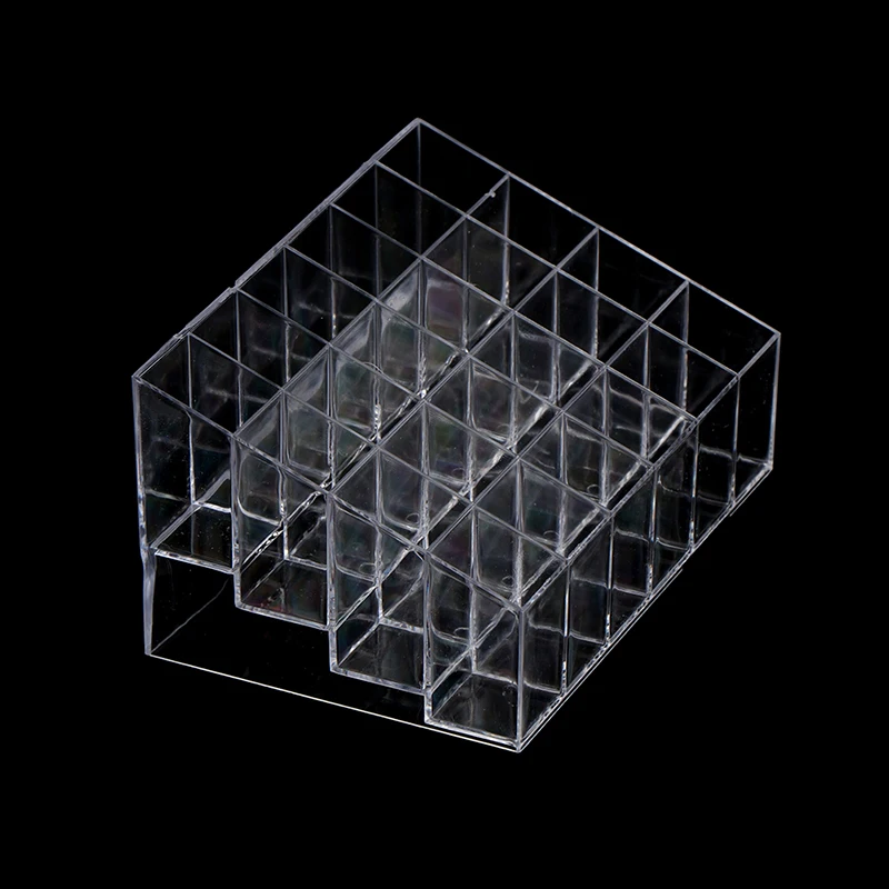 Clear Acrylic 24 Grid Makeup Organizer Storage Box Lipstick Nail Polish Display Home Storage 
Clear Acrylic 24 Grid Makeup Organizer Storage Box Lipstick Nail Polish Display Home Storage