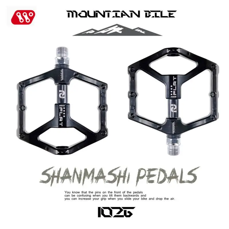 SHANMASHI Anti-slip Ultralight Bicycle Pedal BMX Step Cycling Pedal Flat MTB 3 Bearings Pedal for Mountain Road Bike Accessories
SHANMASHI Anti-slip Ultralight Bicycle Pedal BMX Step Cycling Pedal Flat MTB 3 Bearings Pedal for Mountain Road Bike Accessories