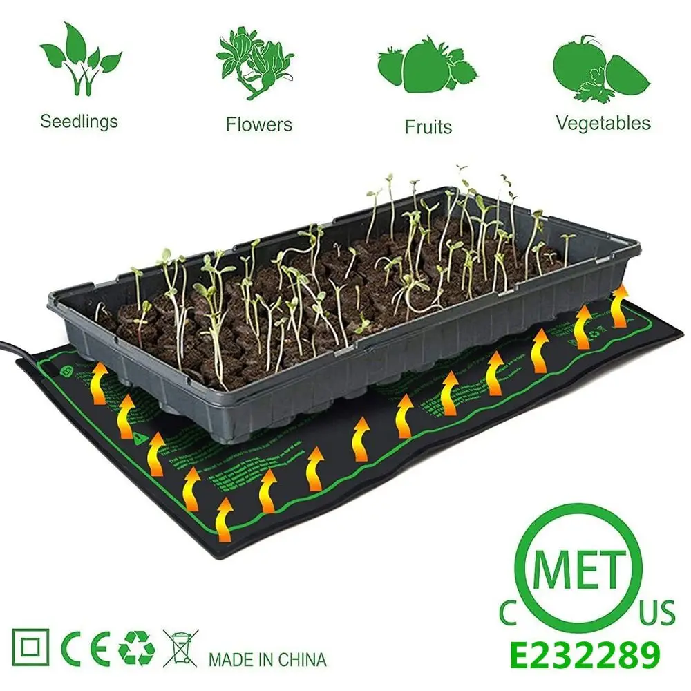 Waterproof Indoor Gardening Home Germination Station Heating Pad Seed Starter Seedling Mat
Waterproof Indoor Gardening Home Germination Station Heating Pad Seed Starter Seedling Mat