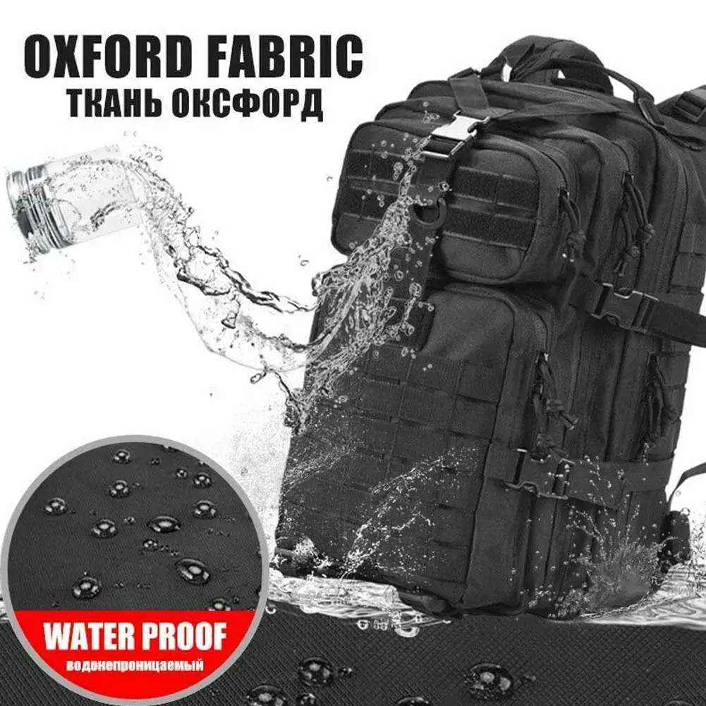 50L Military Tactical Backpack Outdoor Large Capacity Men Army 3P Waterproof Rucksack Hiking Camping Hunting Travel Bags
50L Military Tactical Backpack Outdoor Large Capacity Men Army 3P Waterproof Rucksack Hiking Camping Hunting Travel Bags