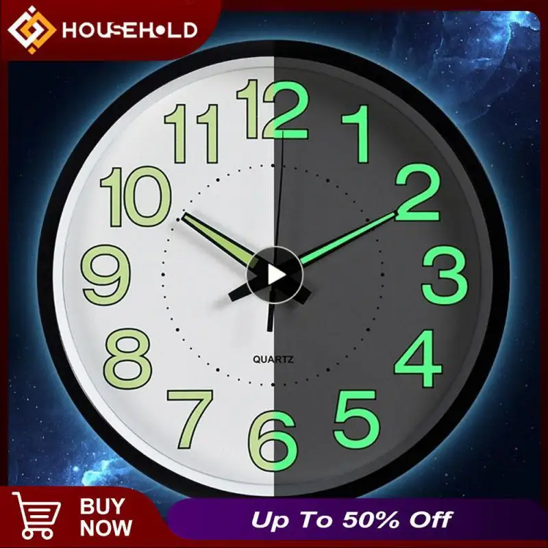 Creative Wall Clock Silent Plastics Clock Hanging Multifunctional Quartz Clock Home And Decoration Luminous Digital Dust-proof
Creative Wall Clock Silent Plastics Clock Hanging Multifunctional Quartz Clock Home And Decoration Luminous Digital Dust-proof