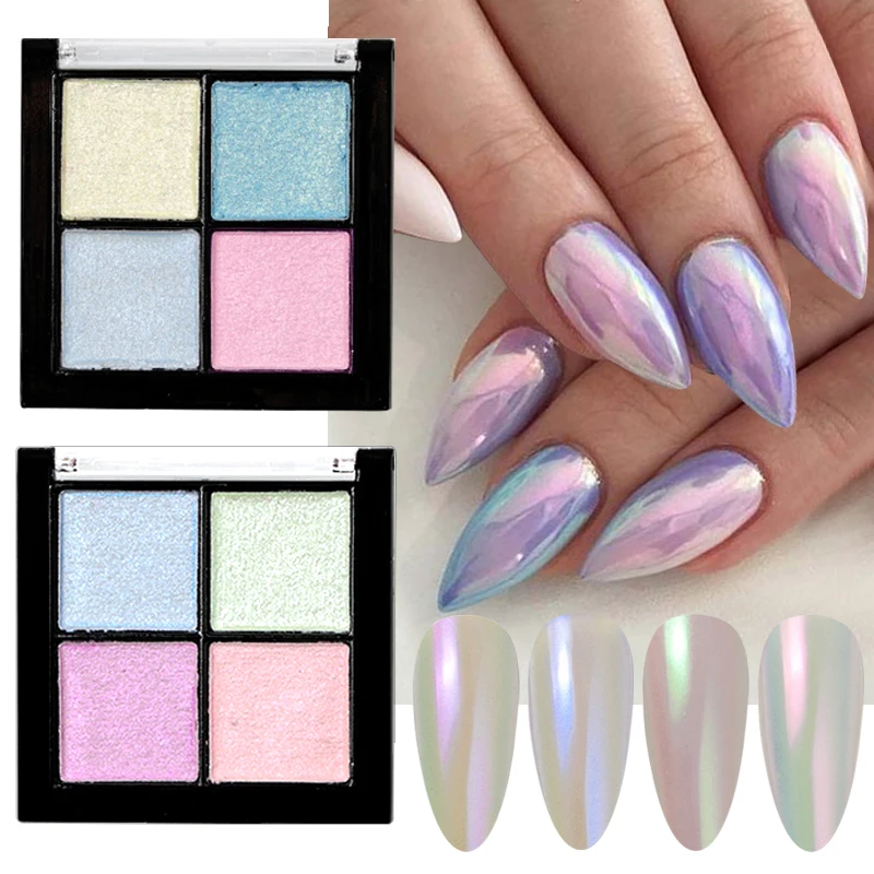 4 Colors Aurora Solid Mirror Nail Powder Glitter Dust Metal Effect Nails UV Gel Polish Pigment Nail Art Decorations Accessories
4 Colors Aurora Solid Mirror Nail Powder Glitter Dust Metal Effect Nails UV Gel Polish Pigment Nail Art Decorations Accessories