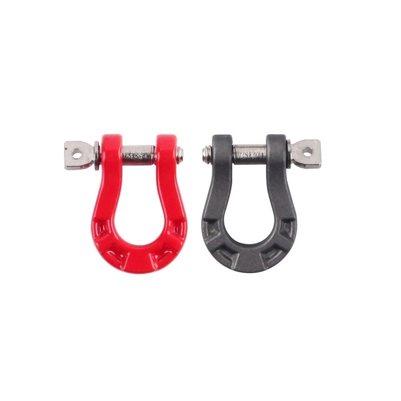 4Pcs Metal Bumper D-Ring Tow Hook for 1/10 RC Crawler Car Axial SCX10 90046 SCX10 III Capra Traxxas TRX4 D90
4Pcs Metal Bumper D-Ring Tow Hook for 1/10 RC Crawler Car Axial SCX10 90046 SCX10 III Capra Traxxas TRX4 D90
