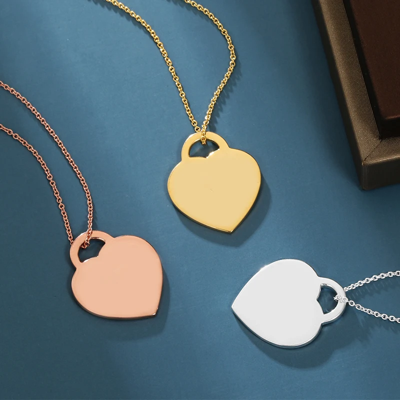 Heart Shaped Necklaces For Women Sterling Silver S925 Necklace Pendant Classic Fashion Anniversary Gift For Girlfriend
Heart Shaped Necklaces For Women Sterling Silver S925 Necklace Pendant Classic Fashion Anniversary Gift For Girlfriend