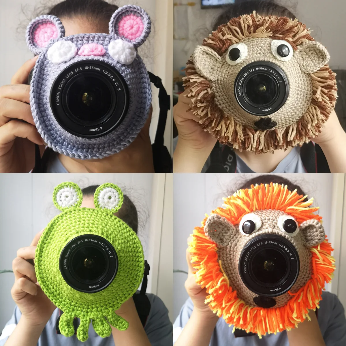 Creativity Handmade Knitting Wool Camera Lens Decorative Ring Pendant Baby Photo Guide Doll Photography Props Accessories
Creativity Handmade Knitting Wool Camera Lens Decorative Ring Pendant Baby Photo Guide Doll Photography Props Accessories