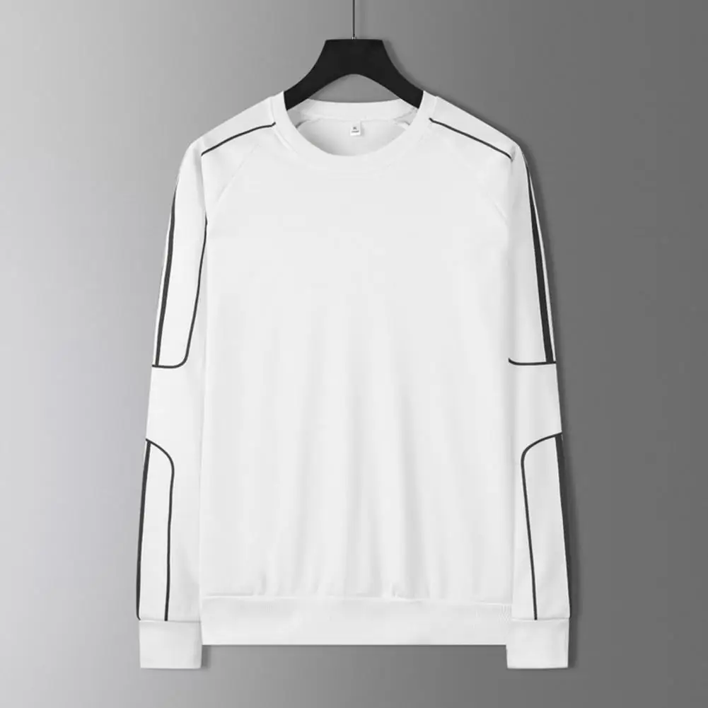 Men Autumn Sweatshirt Crew Neck Contrast Colors Long Sleeve Pullover Elastic Cuff Soft Plus Size Anti-pilling Men Fall Tops
Men Autumn Sweatshirt Crew Neck Contrast Colors Long Sleeve Pullover Elastic Cuff Soft Plus Size Anti-pilling Men Fall Tops