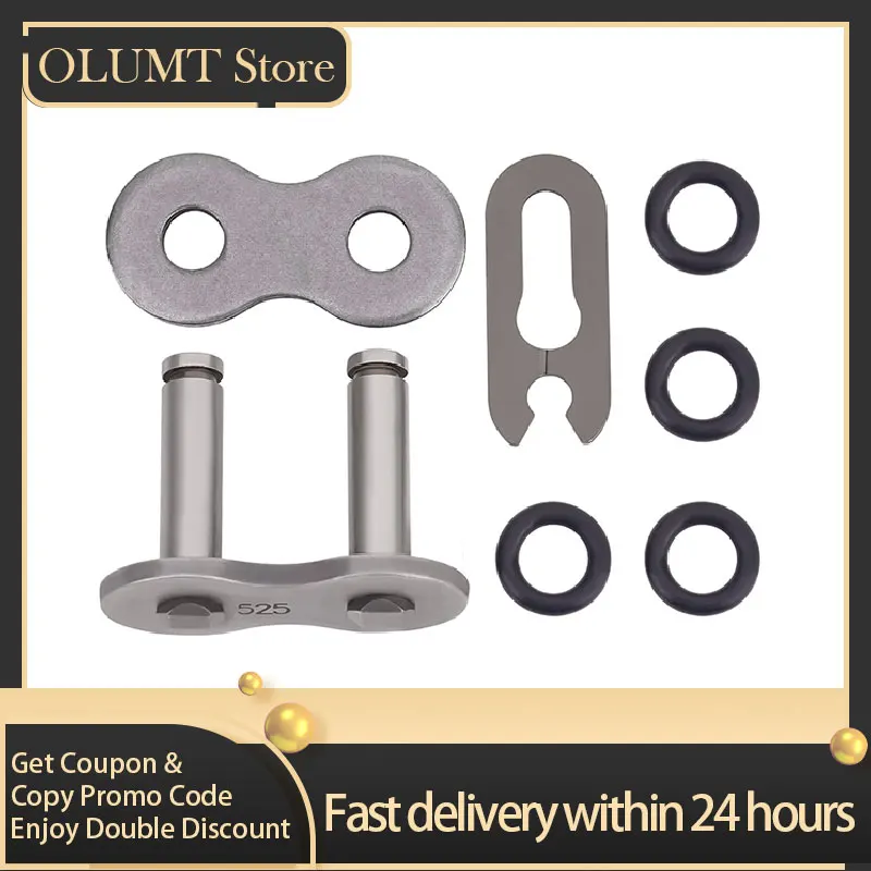 Motorcycle Drive Chain Buckle O-ring Link 428 520 525 530 Easy install Heavy Chain Connecting Connector Master Joint Link Lock
Motorcycle Drive Chain Buckle O-ring Link 428 520 525 530 Easy install Heavy Chain Connecting Connector Master Joint Link Lock