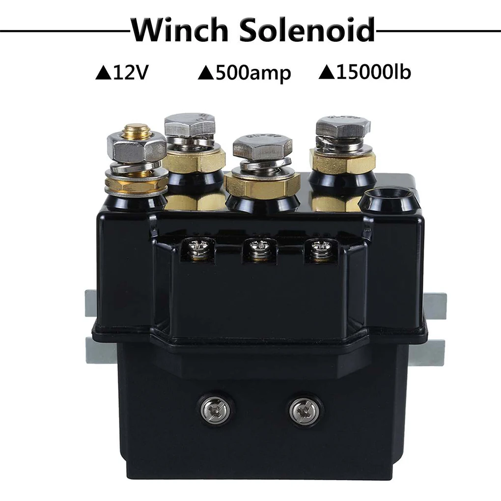 Electric Winch Voltage Control Protective Contactor Universal with 4 Terminal Electrodes Winches 2V 500A Solenoid Relay
Electric Winch Voltage Control Protective Contactor Universal with 4 Terminal Electrodes Winches 2V 500A Solenoid Relay