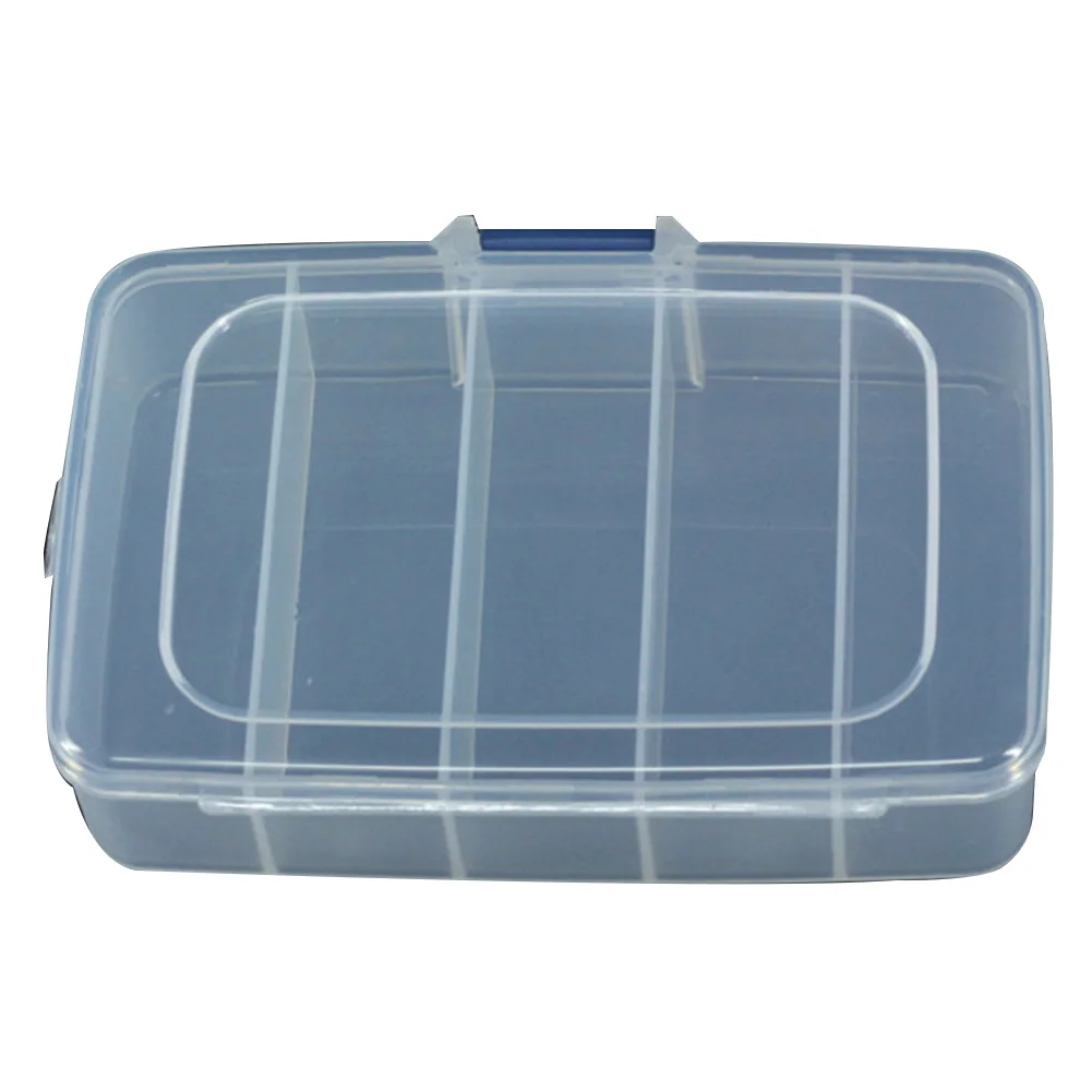 14.3*9*3.5 Cm Translucent Tool Box Five Compartment Screws IC Storage Box Craft Organizer Small Part Container Case Hook Design
14.3*9*3.5 Cm Translucent Tool Box Five Compartment Screws IC Storage Box Craft Organizer Small Part Container Case Hook Design