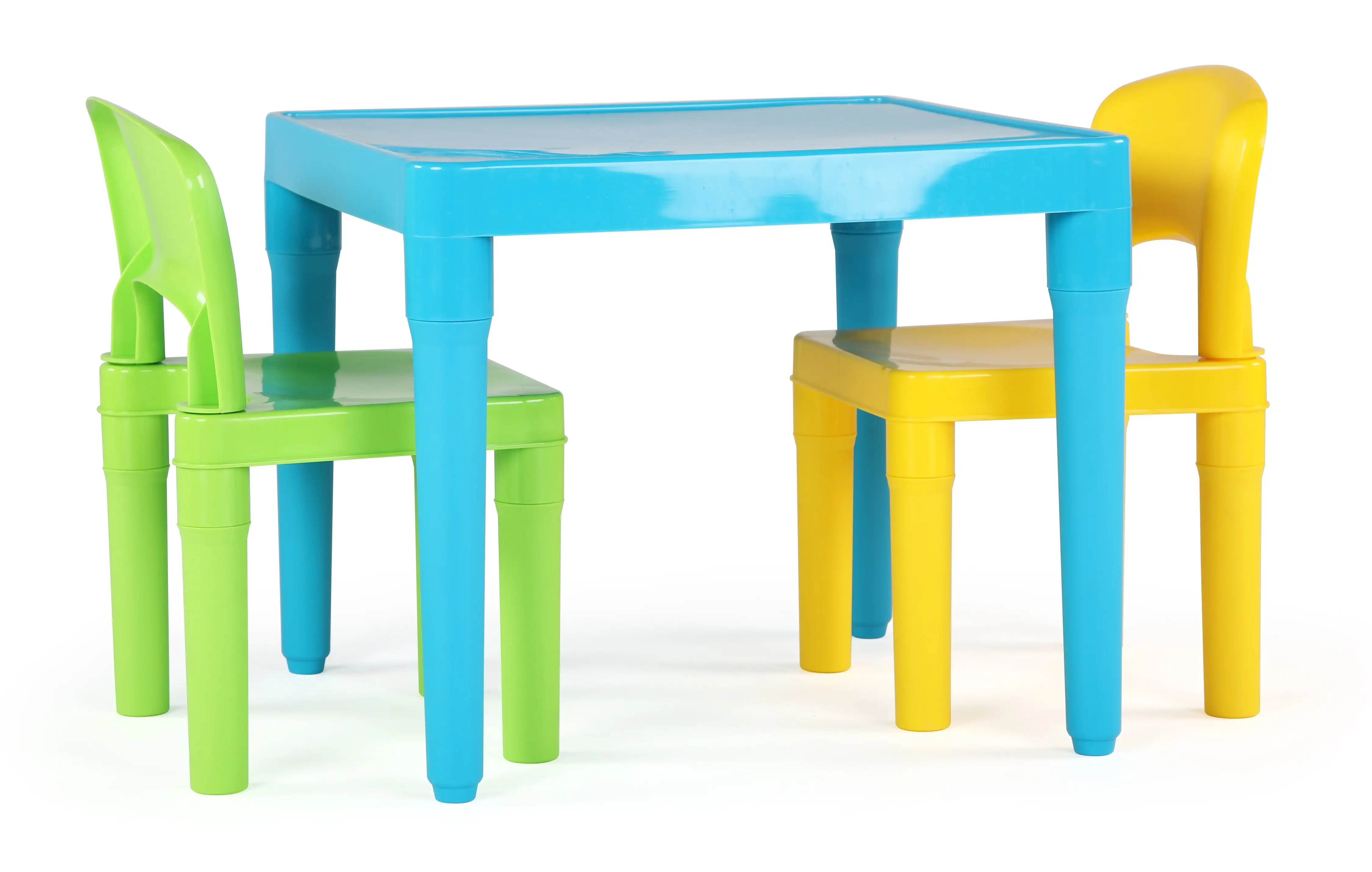 Kids Lightweight Plastic Aqua Table and 2 Chairs Set, Square, Green & Yellow Chairs
Kids Lightweight Plastic Aqua Table and 2 Chairs Set, Square, Green & Yellow Chairs