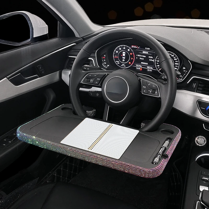 Car Laptop Table Snack Table Diamond Steering Wheel Bracket Multifunctional Shelf Mobile Phone Holder Dining Table Laptop
Car Laptop Table Snack Table Diamond Steering Wheel Bracket Multifunctional Shelf Mobile Phone Holder Dining Table Laptop