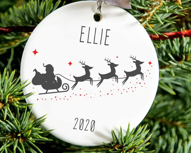 Personalised Christmas Tree Bauble, Personalised Ceramic Named Decoration, Holiday Ornament
Personalised Christmas Tree Bauble, Personalised Ceramic Named Decoration, Holiday Ornament