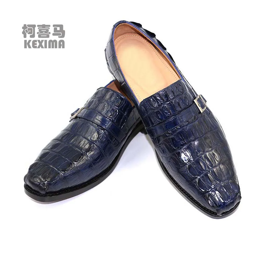 hulangzhishi manual blue new crocodile tail skin Men dress shoes fashion Men crocodile leather shoes male formal shoes
hulangzhishi manual blue new crocodile tail skin Men dress shoes fashion Men crocodile leather shoes male formal shoes