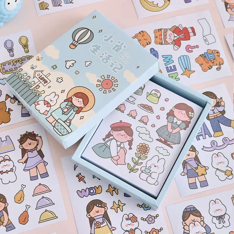Japanese Paper Stationery Stickers 50 Non-repeating Cuttable Boxed Stickers Handbook Decorative Stickers Holographic Packaging
Japanese Paper Stationery Stickers 50 Non-repeating Cuttable Boxed Stickers Handbook Decorative Stickers Holographic Packaging