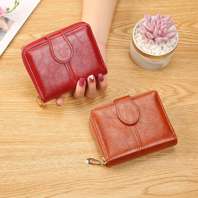 New Women'S Short Card Bag Student Cute Small Fresh Zipper Handle Wallet PU Leather Coin Storage Purse Credit Card Holders
New Women'S Short Card Bag Student Cute Small Fresh Zipper Handle Wallet PU Leather Coin Storage Purse Credit Card Holders