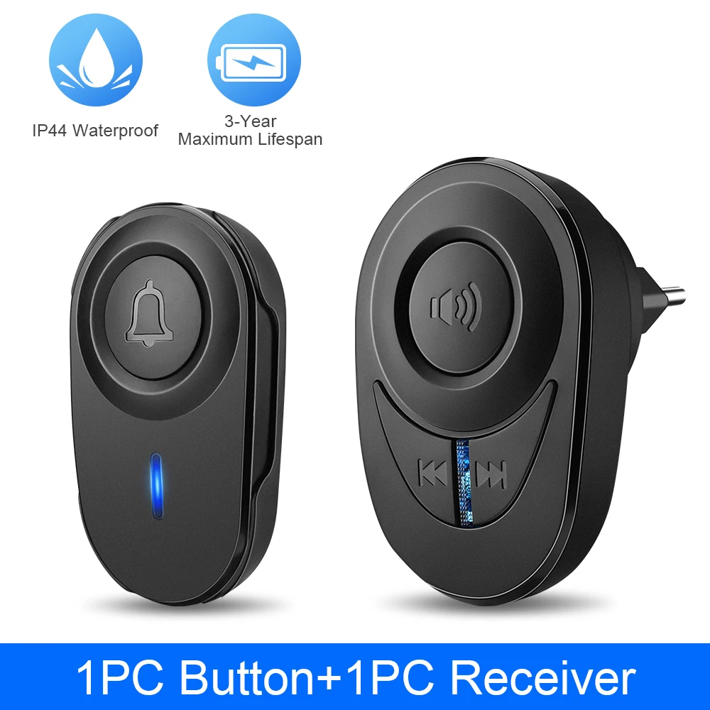 Беспроводной дверной звонок Hollarm, 400 м, белый/черный
Беспроводной дверной звонок Hollarm, 400 м, белый/черный