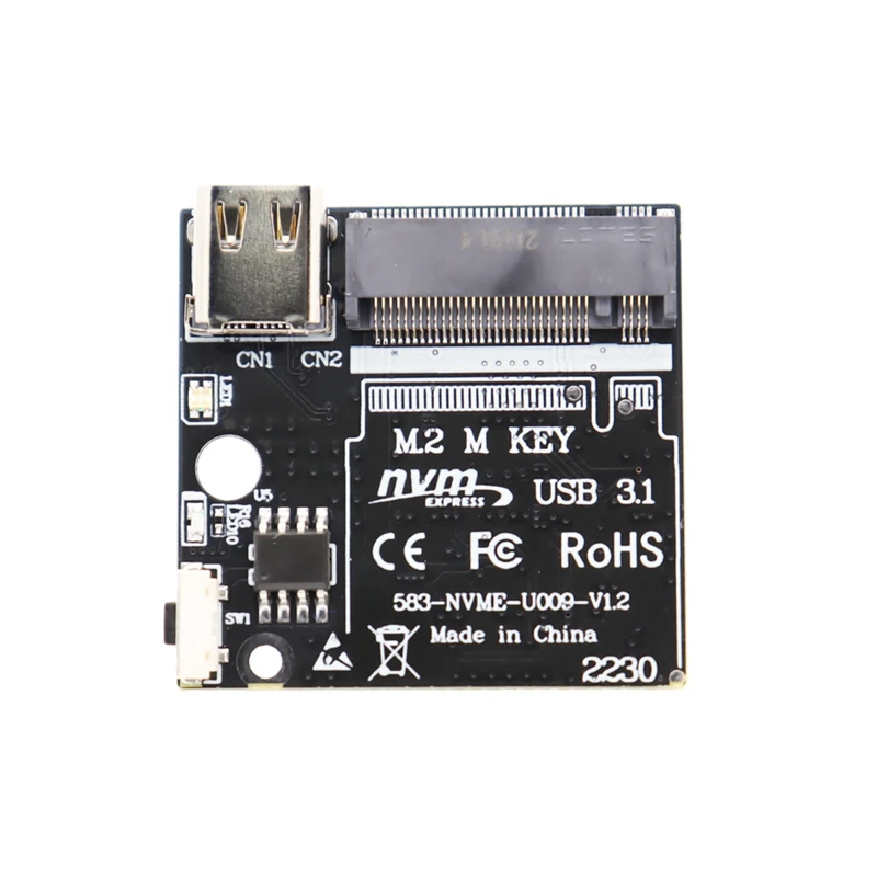 M.2 NVME USB3.1 Type-C Adapter M2 SSD Board M.2 To USB3.1 Adapter For M.2 NVME M2 SSD JMS583 For 2230-2280 M.2 SSD
M.2 NVME USB3.1 Type-C Adapter M2 SSD Board M.2 To USB3.1 Adapter For M.2 NVME M2 SSD JMS583 For 2230-2280 M.2 SSD